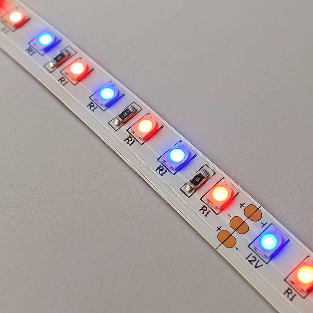 Dual-band LED strip