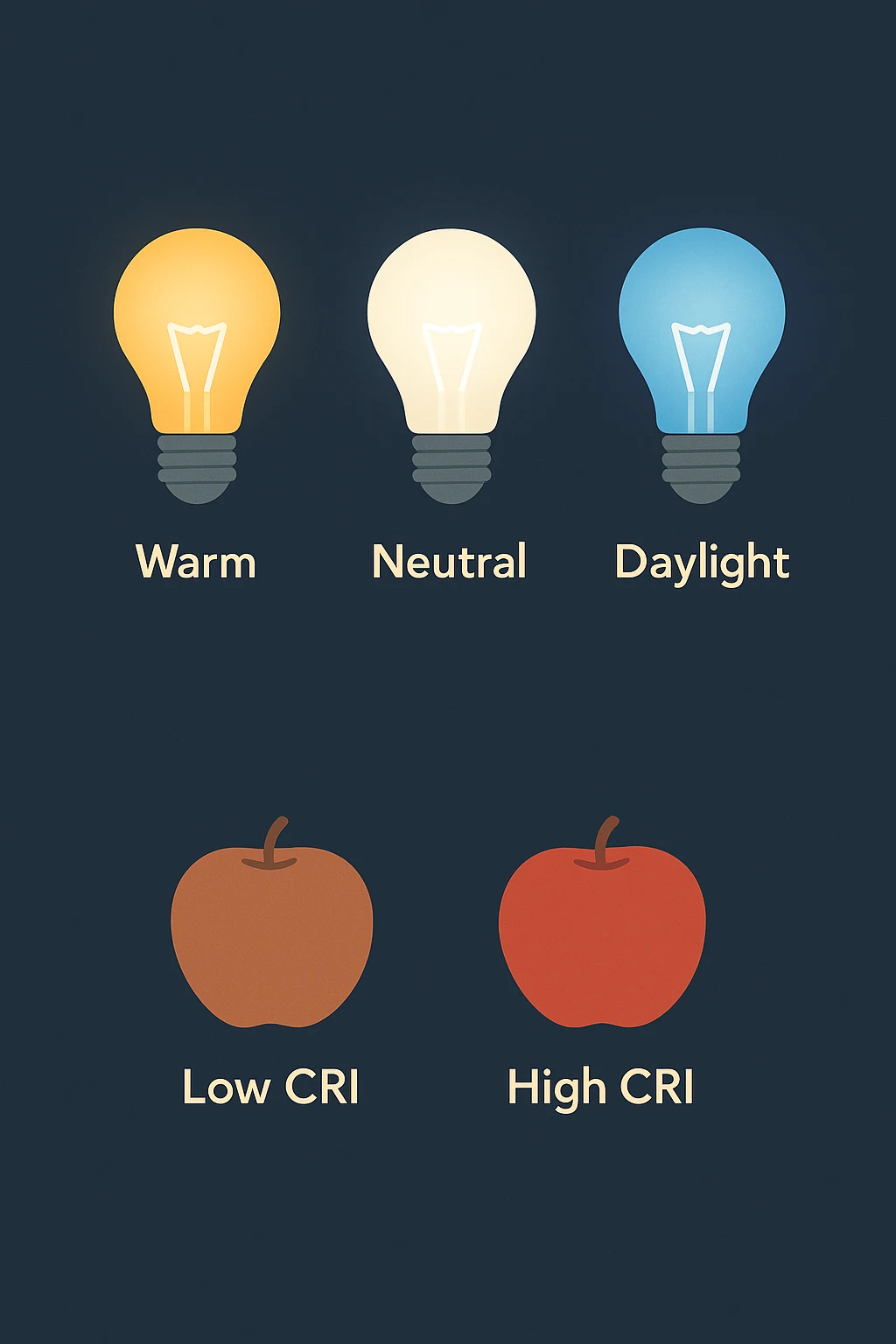 LED Bulb Selection Infographic