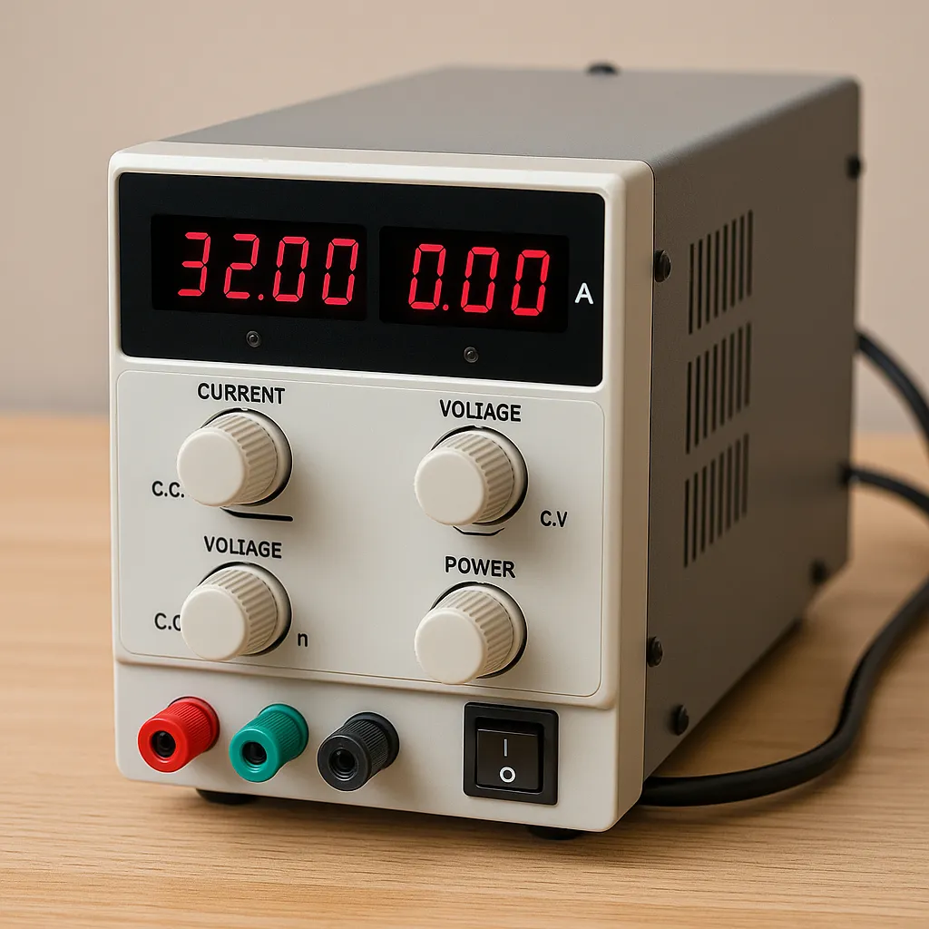 Adjustable power supply for electronics